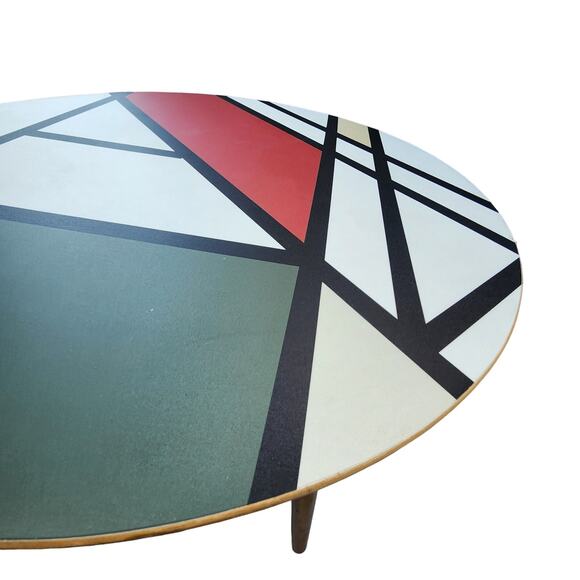 Abstract wood coffee table night stand 21.5hx20x20w beautiful - Picture 3 of 8